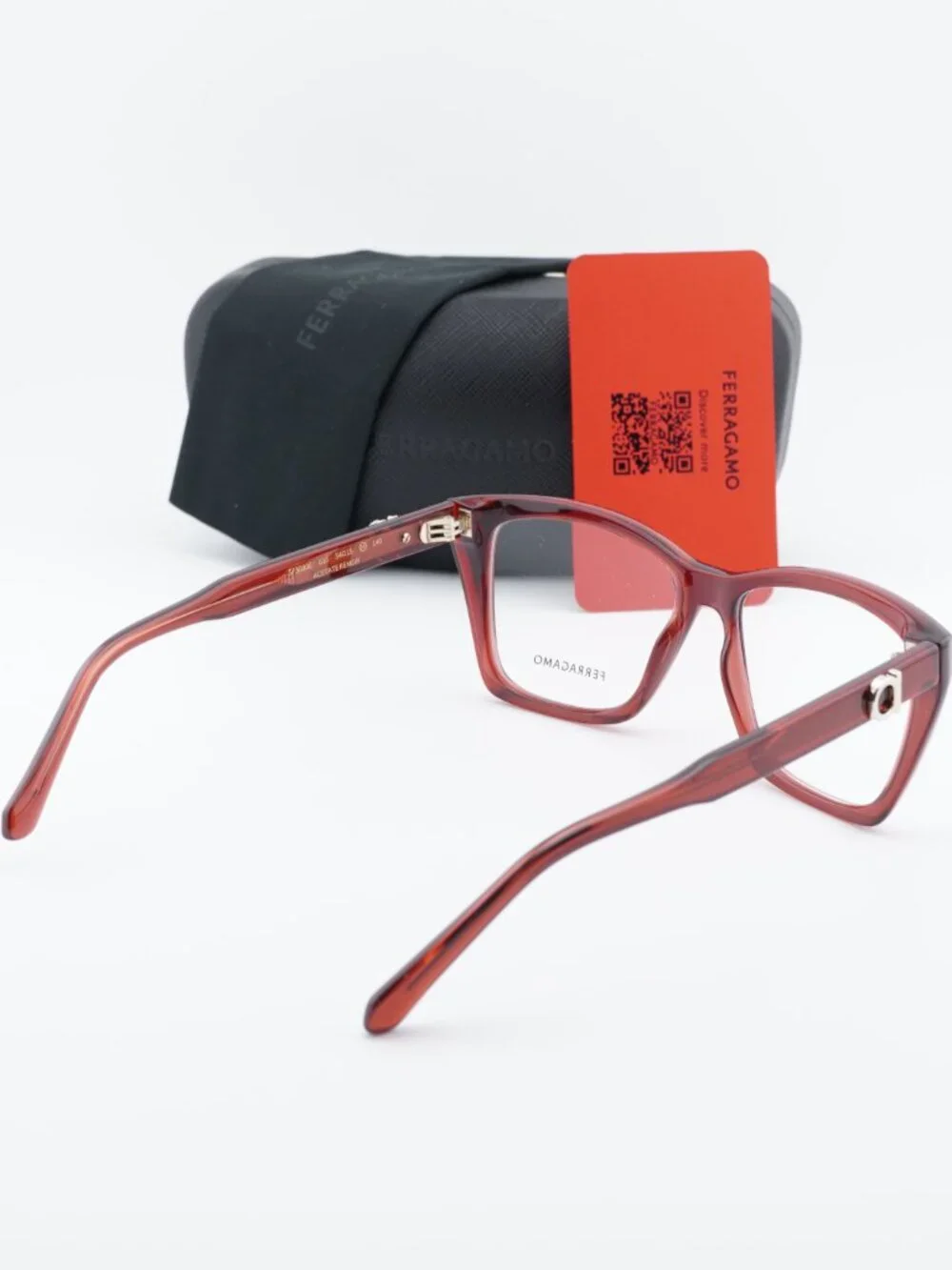Salvatore Ferragamo SF3030E 616 Square Eyeglasses 54mm – Red